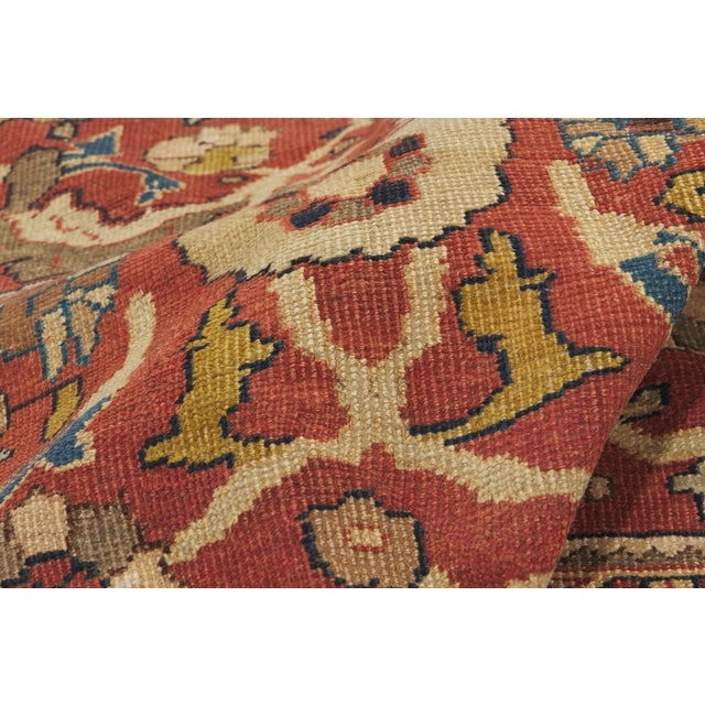Late 19th Century Persian Sultanabad Rug, 08'10 X 11'09 | Chairish