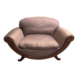 Pierre Counot Blandin Dusty Purple Settee For Sale