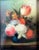 Photorealism Vintage Floral Arrangement Oil Painting For Sale - Image 3 of 6