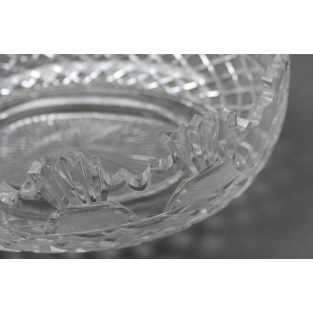 Transparent Waterford Crystal Heritage Collection Kennedy Large Oval Centerpiece Bowl For Sale - Image 8 of 12