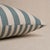 2020s Schumacher Hanson I/O Stripe 22" Pillow In Teal For Sale - Image 5 of 5