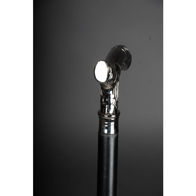Art Nouveau Walking Stick in Bronze For Sale - Image 10 of 13