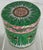 Antique Chinese Export Porcelain Famille Verte “Boc Choy Leaf” Pattern Canister With Lid. For Sale - Image 10 of 12