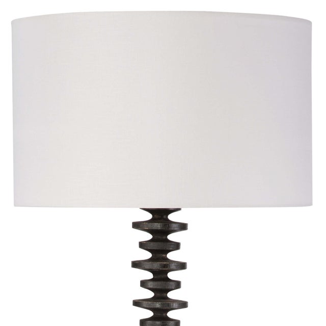 Regina Andrew Fishbone Floor Lamp in Ebony For Sale - Image 4 of 8