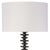 Regina Andrew Fishbone Floor Lamp in Ebony For Sale - Image 4 of 8