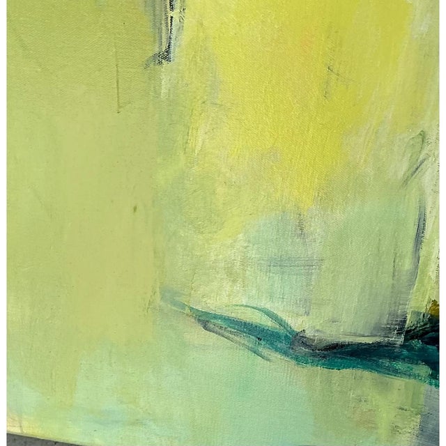 Vintage Abstract Expressionist Oil Painting on Canvas For Sale - Image 12 of 12