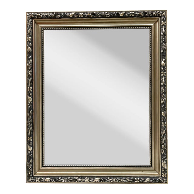 Italian Silver Wood Picture Frame For Sale