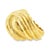 Henry Dunay 18k Gold Hammered Swirl Sculptural Dome Ring, Circa 1980's, Size 5.25 For Sale - Image 4 of 7