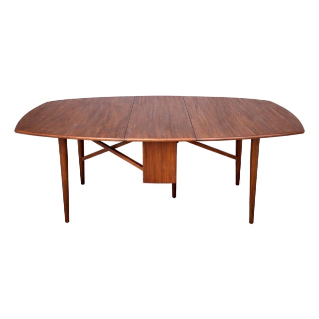 Mid-Century Modern Teak Drop Leaf Dining Table from Elliots of Newbury, 1960s For Sale
