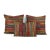 2020s Kravet Design 33879-512 Lumbar Pillow Cover - 14" X 20" Multi Color Chenille Stripe Cushion Case - Fuchsia, Teal, Citron, and Red For Sale - Image 5 of 5