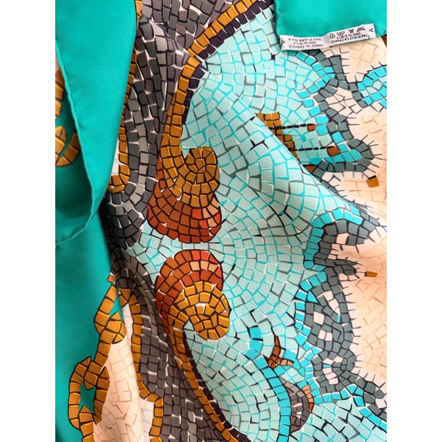 Textile 1990s Hermès La Provence 1991 Silk Scarf Designed by Grygkar Hugo For Sale - Image 7 of 12
