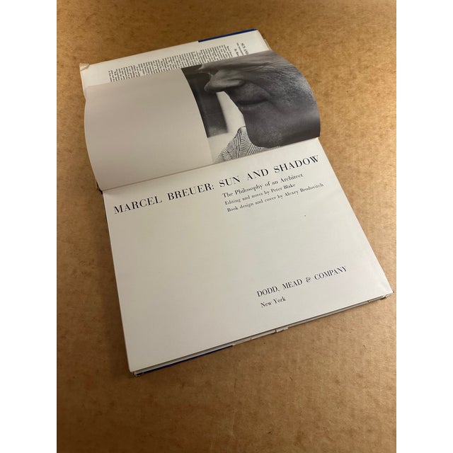 Bauhaus Marcel Breuer: Sun and Shadow 1956 1st Edition Bauhaus Architect Dj Design by Brodovitch For Sale - Image 3 of 12