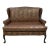 Traditional Style Embossed Crocodile Sofa Loveseat For Sale