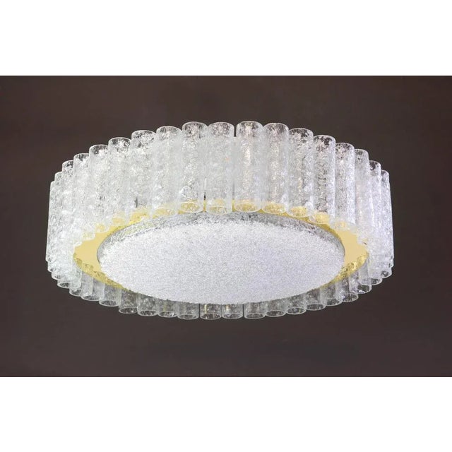 1960s Murano Glass Tubes Flush Mount from Doria, Germany, 1960s For Sale - Image 5 of 10