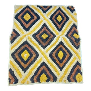 Early 20th Century Kuba Shoowa Square 24x20 Inch For Sale
