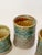 Teal Artisan Speckled Studio Pottery Mugs - Set of 4 For Sale - Image 8 of 12