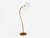 Mid-Century Modern 1930s Mid Century Modern, Organic Floor Lamp, Wood, Silk, Sweden For Sale - Image 3 of 12