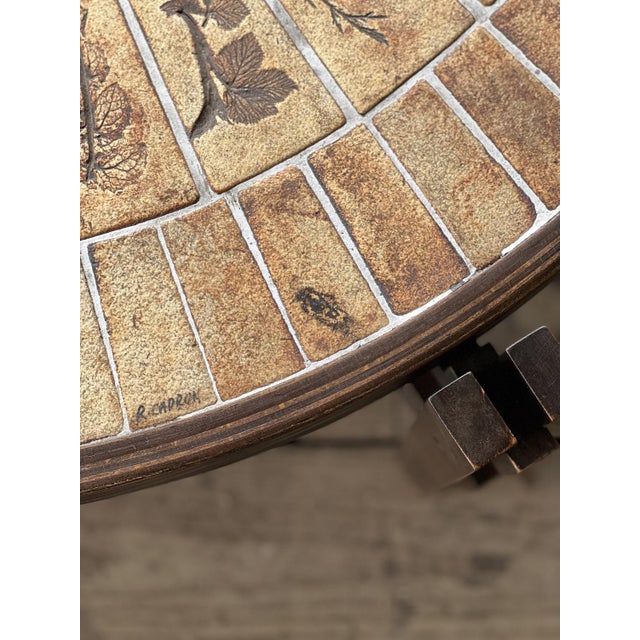 Round Coffee Table by R. Capron, 1960s For Sale - Image 12 of 17