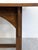 Wood American Arts and Crafts Solid Oak Trestle Dining Table, 1960's For Sale - Image 7 of 8