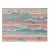 Vintage Kravet Pink Blue Aqua Abstract Stain Resistant Watercolor Woven Upholstery Fabric For Sale