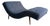 Attributed to Adrian Pearsall Wave Chaise Lounge Chair – Mid Century Modern Blue Bouclé For Sale
