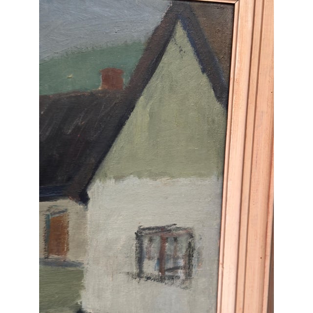 Fabian Lundqvist, Village, 1944, Oil on Canvas, Framed For Sale - Image 6 of 18