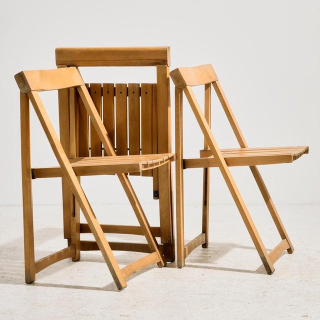 Folding chair from the 1960s designed by Aldo Jacober, which can be a great choice for space saving as well as function....