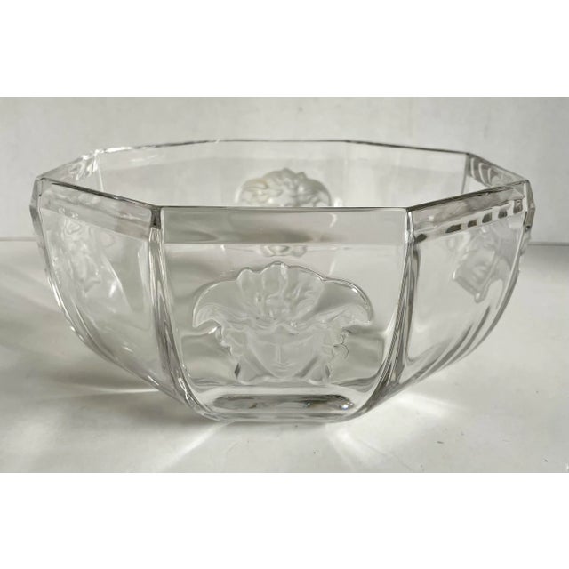 Versace Rosenthal Medusa Lumiere Crystal Bowl For Sale - Image 12 of 12
