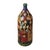 Large Hand-Painted Georgian Cossack Choir Folk Art Bottle on Soviet Glass Base, 2005 For Sale - Image 9 of 9
