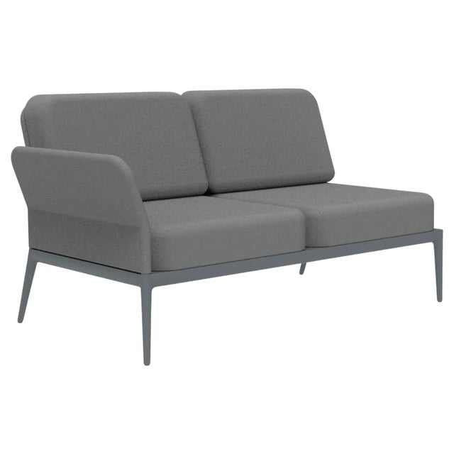 Cover Grey Double Right Sofa by Mowee For Sale