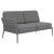 Cover Grey Double Right Sofa by Mowee For Sale