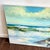 Large Vintage Framed Seascape Painting California Ocean Coastal Art 2’x3’ Signed For Sale In Palm Springs - Image 6 of 7