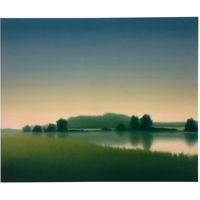 Late 20th Century, Untitled (Landscape), Contemporary, Giclee on Fine Art Watercolor Paper, Artist Jacob Cooley For Sale - Image 4 of 4