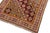 Vintage Soumak Red/Green Wool Rug - 5'0'' X 7'2'' For Sale - Image 4 of 10