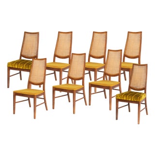 Mid Century Modern Dining Chairs, Set of 8 For Sale