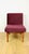 Vintage Loft Armchair in Burgundy Wine Velvet, 1970s, in Restored conditions. Designed 1970 to 1979