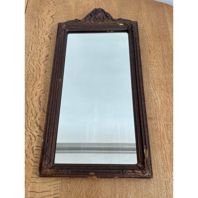 Early 20th C. Gesso and Wood Framed Wall Mirror For Sale - Image 13 of 18