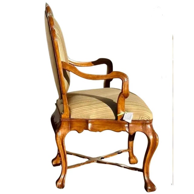 Therien Workshops for Dessin Fournir Italian Walnut Arm Chair. The model is called the Venetian. This listing is for one...