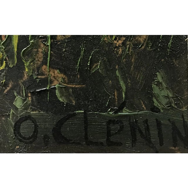 Otto Clénin, Au bord de l'étang, 1930, Oil on Wood, Framed For Sale - Image 3 of 7