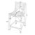 Function, form and fun all come together on this beautiful Butler Specialty Company counter stool. The simplistic design...