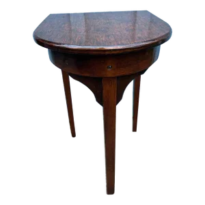 Antique Country Rustic Style U Side Table