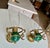 1960s Pair Italian Green & Brass Faux Oil Lamp Wall Sconces For Sale - Image 5 of 18