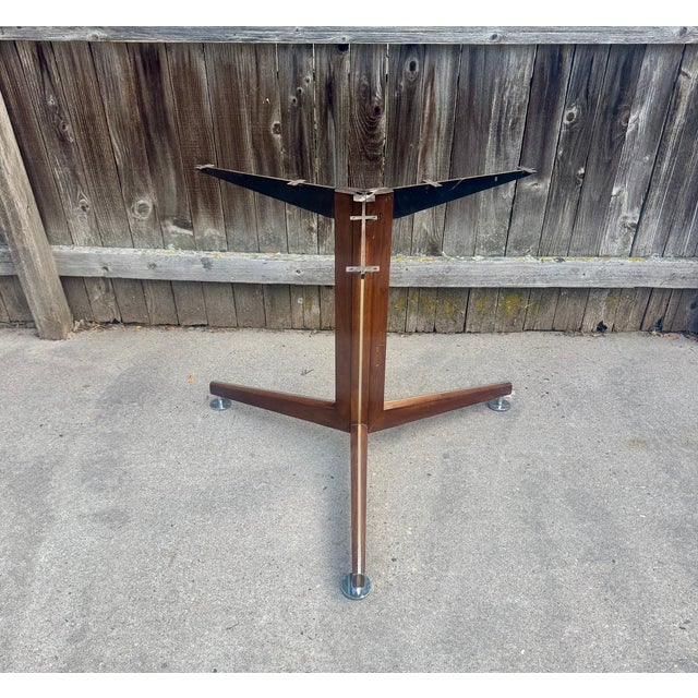 Vintage table base in the same design and style as found on Dunbar 936C model tables by Edward Wormley.. May have...