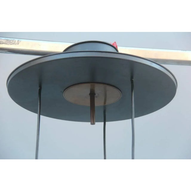 Silver Mid-Century Murano Glass Chandelier For Sale - Image 8 of 9