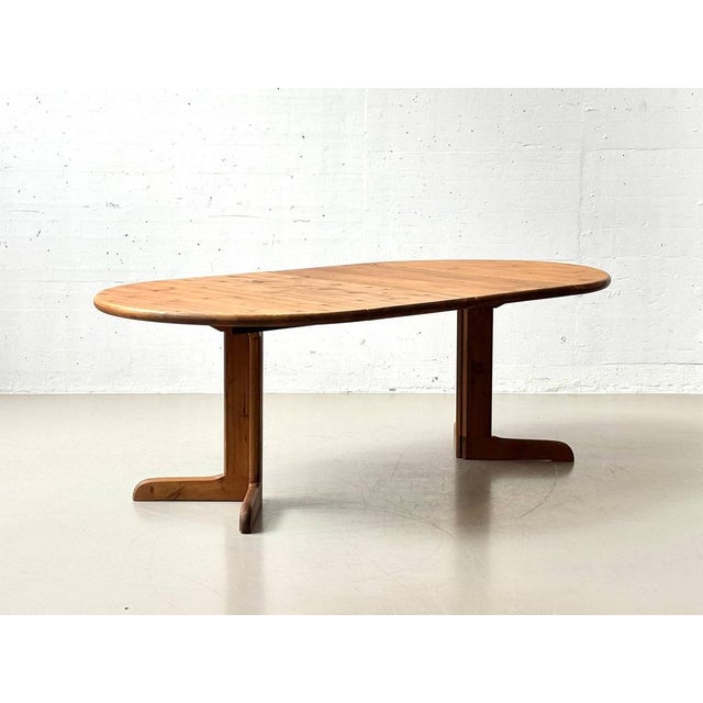 Extendable Dining Table in Pine Wood, 1970s For Sale - Image 17 of 18