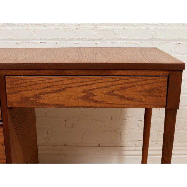 Mid 20th Century Oak Writing Desk For Sale In Los Angeles - Image 6 of 10