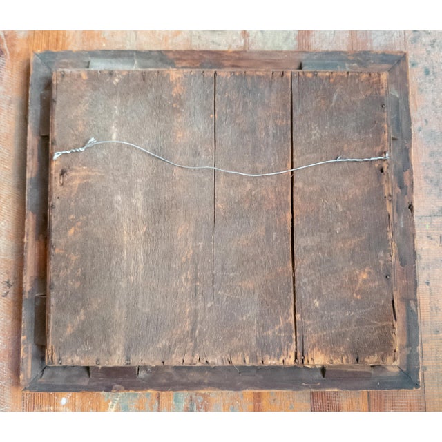 19th Century American Victorian Folk Art Mourning Hair Embroidery Floral Bouquet For Sale - Image 12 of 12