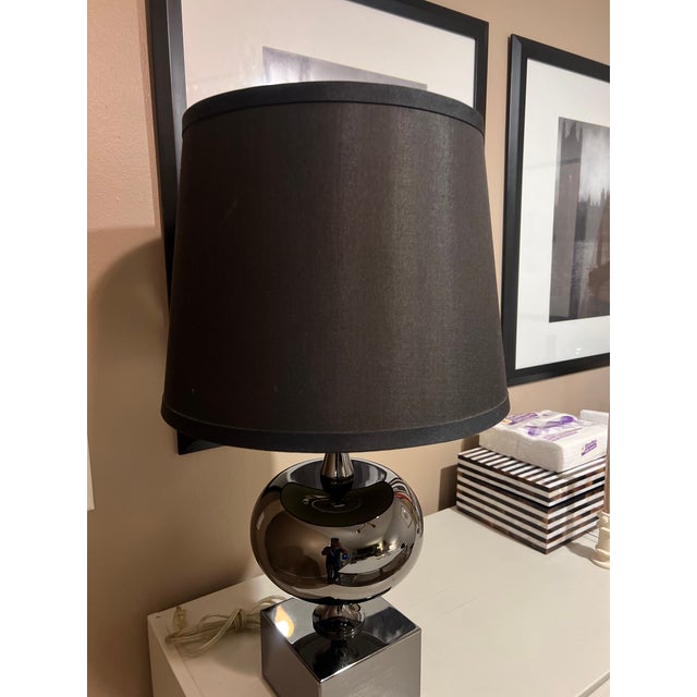 Black Paris Table Lamp by Marian Jamieson For Sale - Image 8 of 10