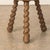 Brown 1950s Short French Wood Tripod Stool For Sale - Image 8 of 8