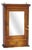 Antique Art Deco Carved Wooden Mirror Cabinet with Drawer, 1920s For Sale